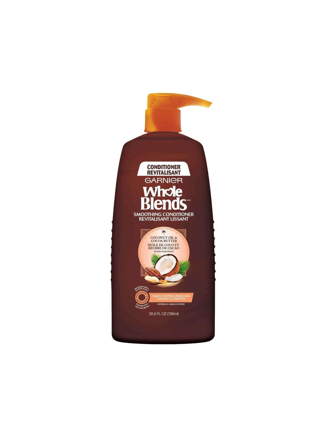 garnier hair conditioner whole blends coconut oil cocoa butter conditioner 786 ml 603084560721 t1